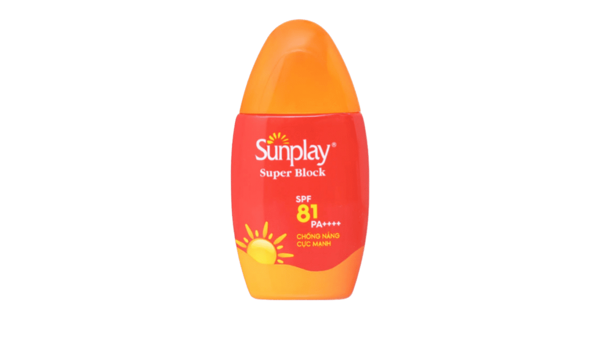 Sữa Chống Nắng SUNPLAY Super Block Ngừa Đen Sạm SPF81 PA++++ ( Tuýp 30g) - Ảnh 1